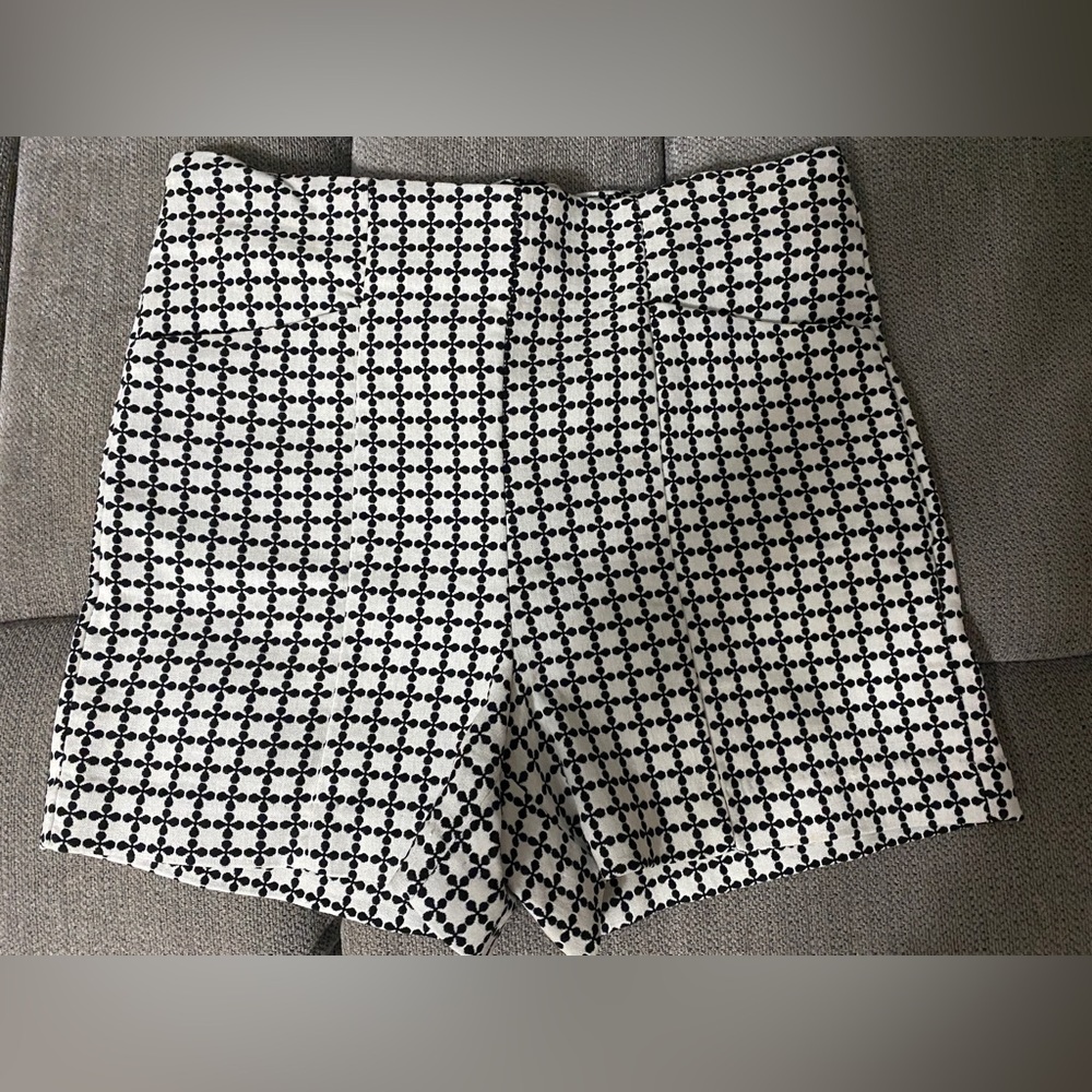 Black & White Shorts